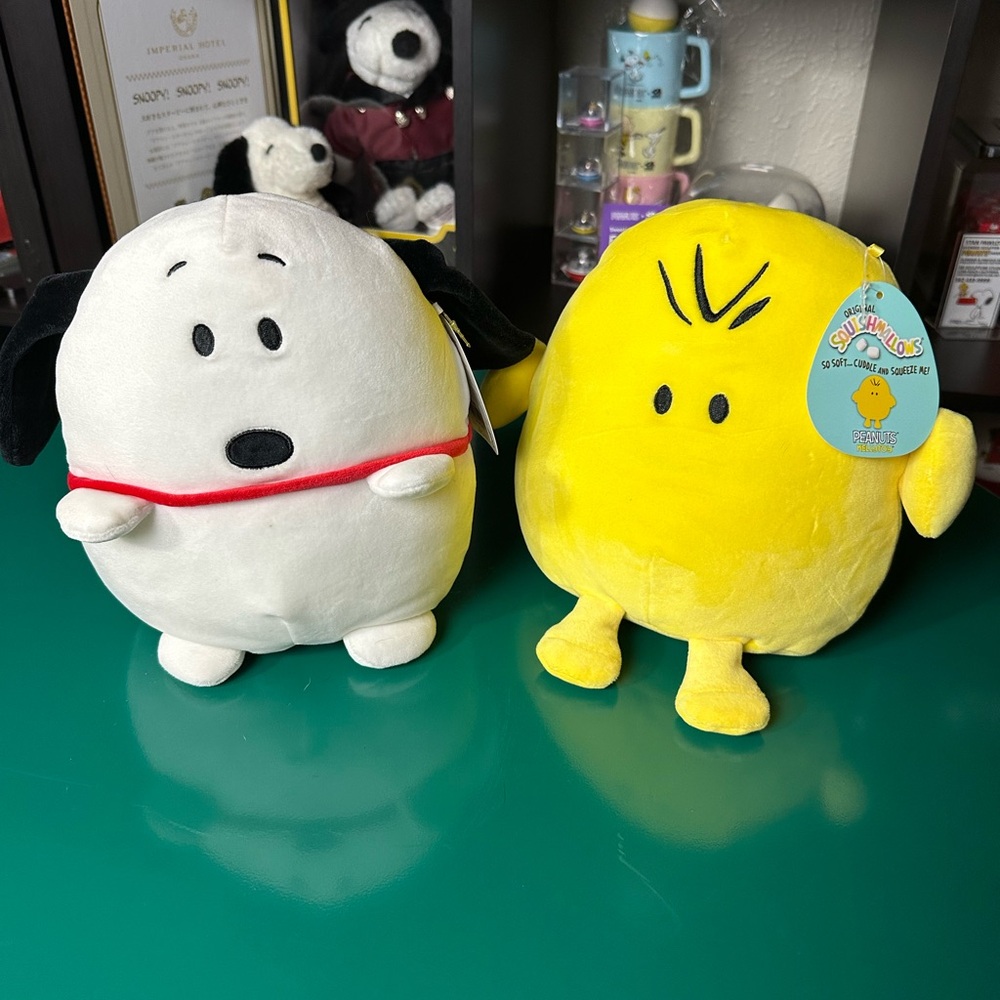 Snoopy & Woodstock Squishmallows by Kelly Toy Limited Edition